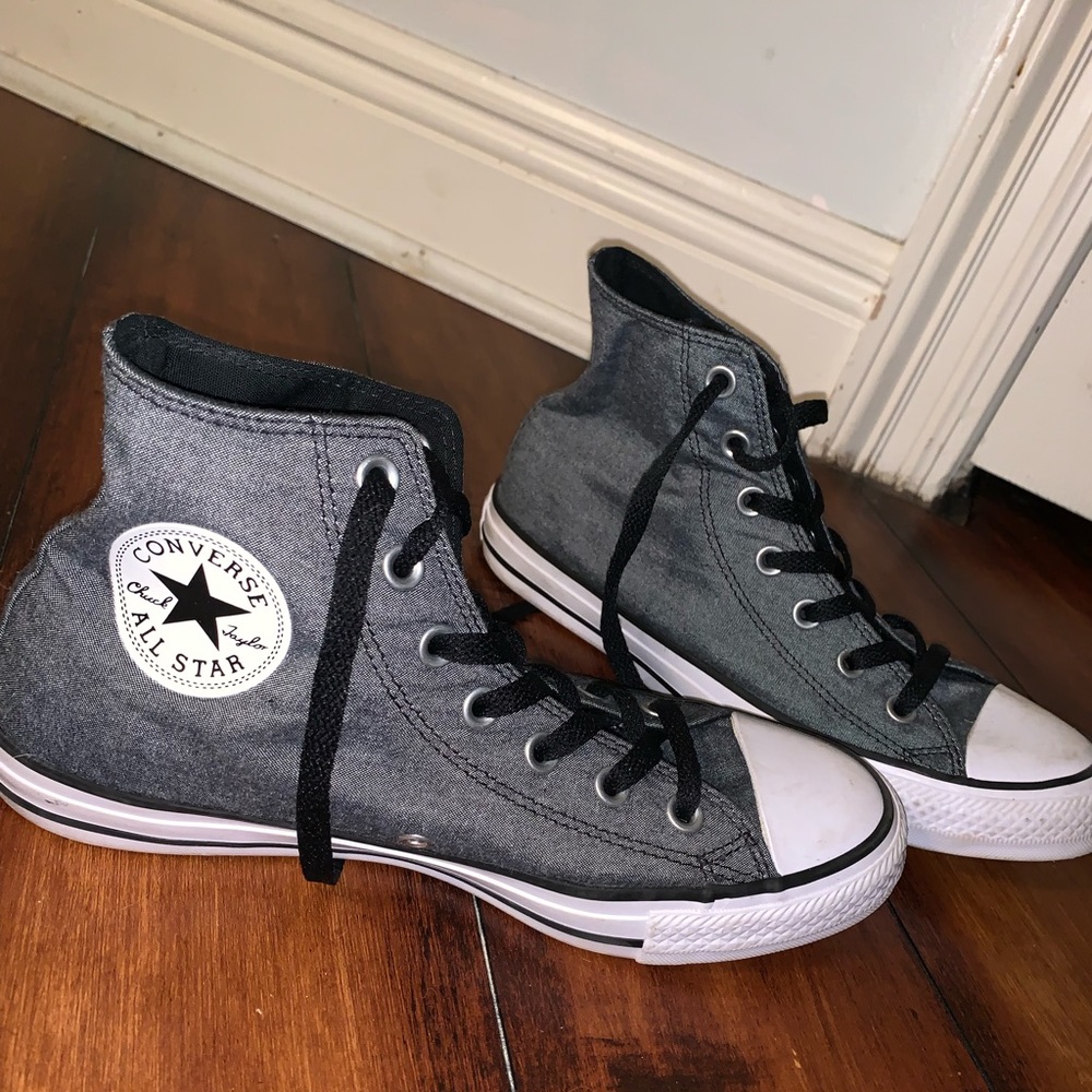 CONVERSE dark gray high tops